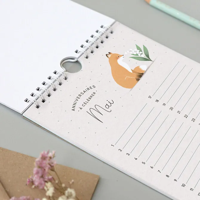 Zü Calendrier des Anniversaires - Ginko